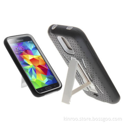 Silicone and PC Stand Case for Samsung Galaxy S5